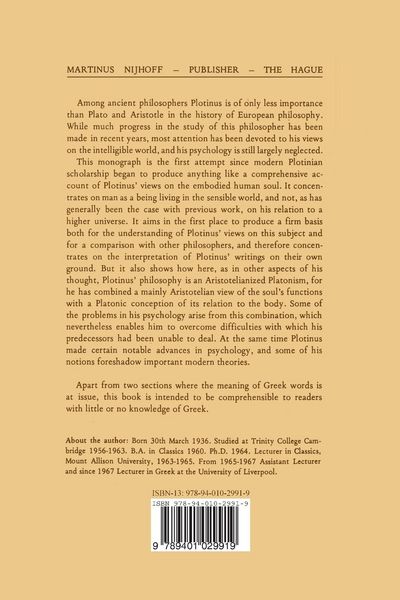 Produktbild: Plotinus&rsquo; Psychology