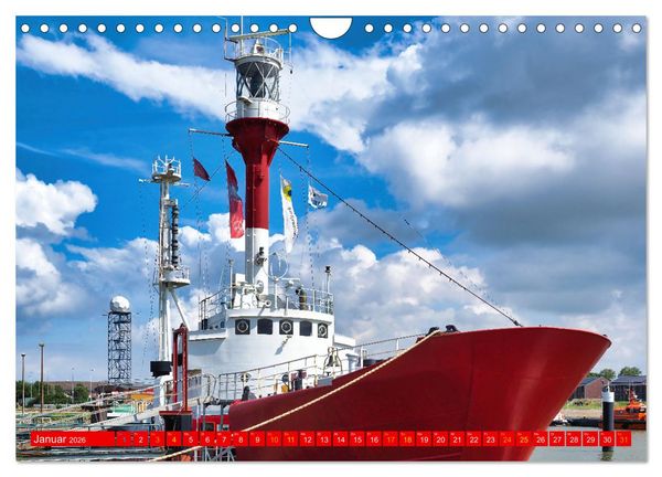 Produktbild: Borkum Ansichten (Wandkalender 2026 DIN A4 quer), CALVENDO Monatskalender