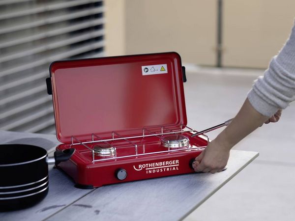 Produktbild: Rothenberger Industrial Gas Camping Kocher DUO 35940