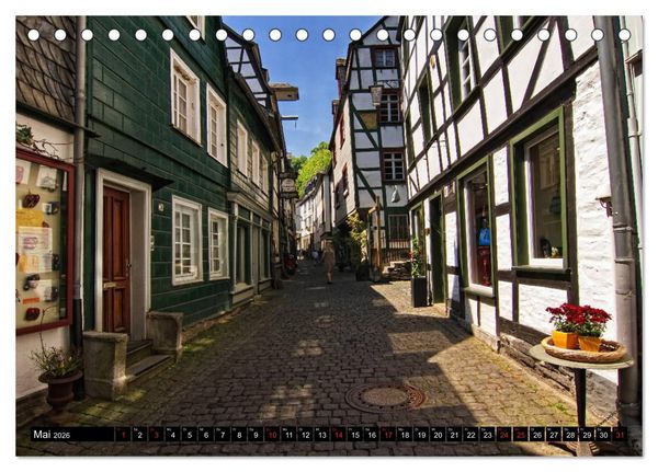 Produktbild: Stadtansichten, Monschau die Altstadt (Tischkalender 2026 DIN A5 quer), CALVENDO Monatskalender