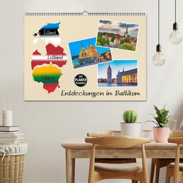 Produktbild: Entdeckungen im Baltikum (Wandkalender 2026 DIN A2 quer), CALVENDO Monatskalender