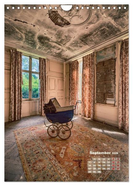 Produktbild: Lost Places - morbide Sch&ouml;nheiten (Wandkalender 2026 DIN A4 hoch), CALVENDO Monatskalender