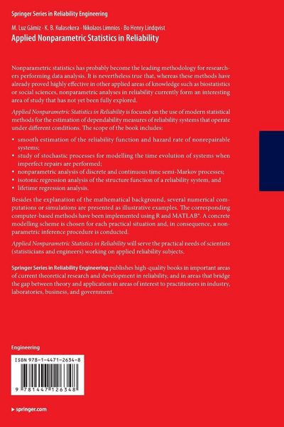 Produktbild: Applied Nonparametric Statistics in Reliability
