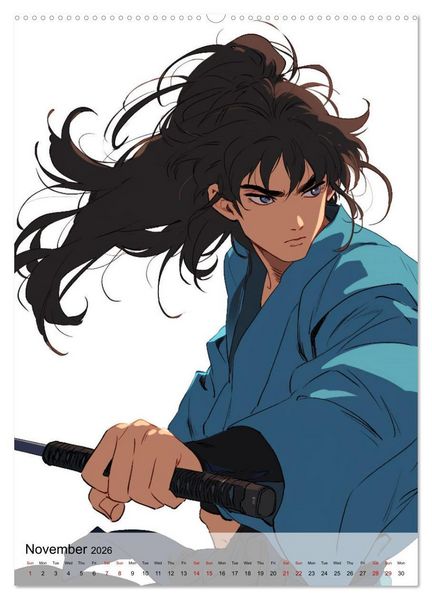 Produktbild: Seductive Anime Men (Wall Calendar 2026 DIN A2 portrait), CALVENDO 12 Month Wall Calendar