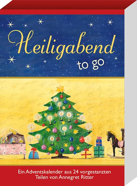 Produktbild: Heiligabend - to go. Ein Adventskalender aus 24 vorgestanzten Teilen
