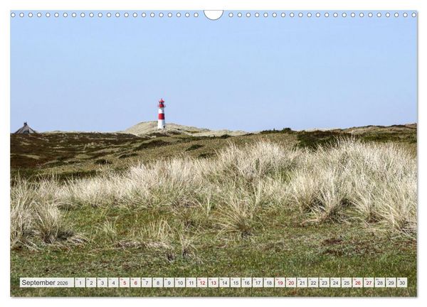 Produktbild: Vielf&auml;ltiges Sylt - Mehr als Strand (Wandkalender 2026 DIN A3 quer), CALVENDO Monatskalender