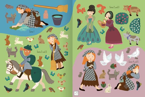 Produktbild: Mein Lieblingsm&auml;rchen-Stickerbuch &ndash; Aschenputtel