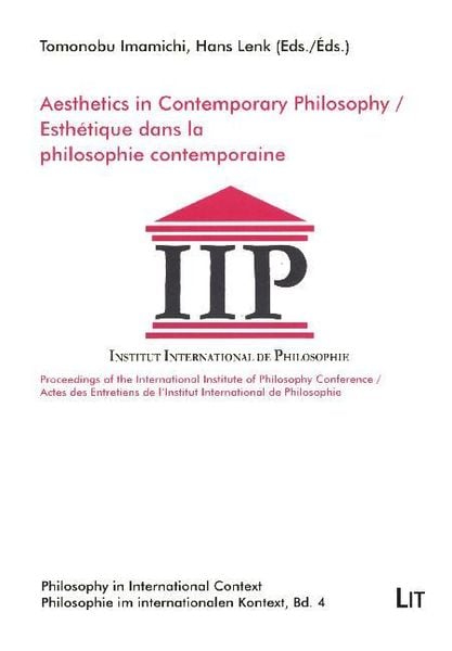 Produktbild: Aesthetics in Contemporary Philosophy. Esth&eacute;tique dans la philosophie contemporaine