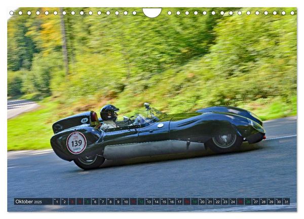 Produktbild: Adel verpflichtet - Englische Oldtimer am Berg (Wandkalender 2025 DIN A4 quer), CALVENDO Monatskalender