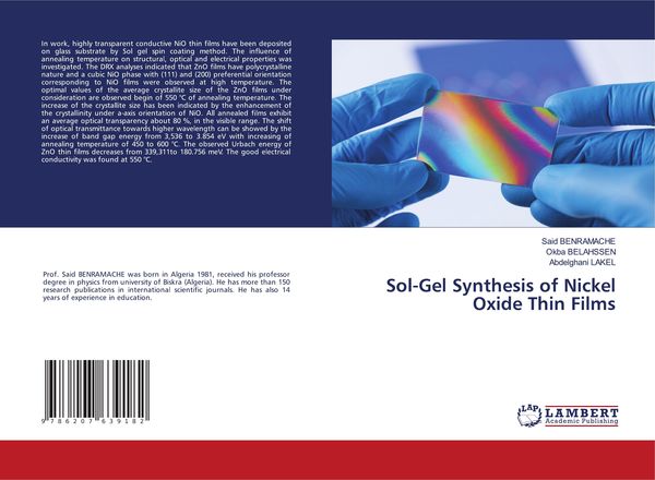 Produktbild: Sol-Gel Synthesis of Nickel Oxide Thin Films