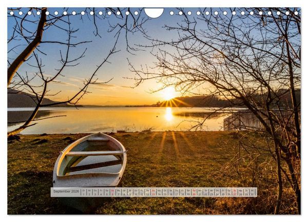 Produktbild: Rund um den Wallersee (Wandkalender 2026 DIN A4 quer), CALVENDO Monatskalender