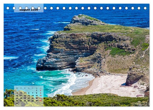 Produktbild: S&uuml;dafrika &ndash; Kapstadt und Westkap (Tischkalender 2026 DIN A5 quer), CALVENDO Monatskalender