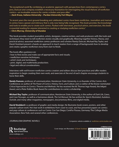 Produktbild: Creating Comics as Journalism, Memoir and Nonfiction