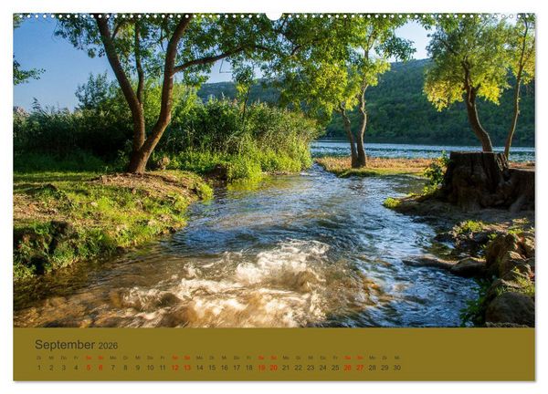 Produktbild: Nationalpark Krka - Wasser-Wunderwelt in Dalmatien (Wandkalender 2026 DIN A2 quer), CALVENDO Monatskalender