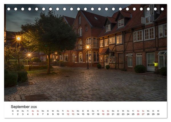 Produktbild: Buxtehude - Eine Perle in Niedersachsen (Tischkalender 2026 DIN A5 quer), CALVENDO Monatskalender