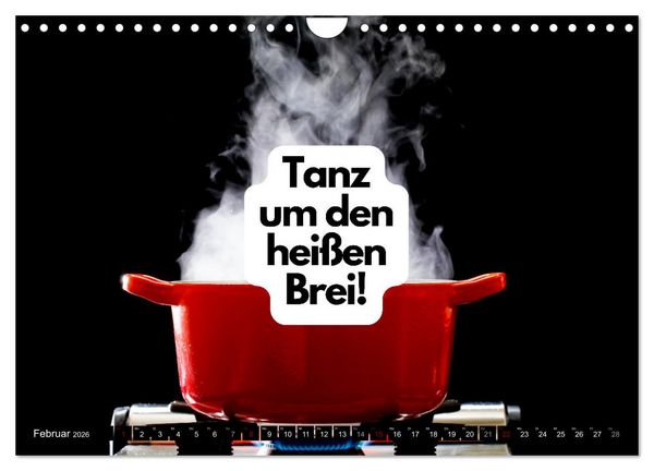 Produktbild: Komm Kaffeesatz lesen! (Wandkalender 2026 DIN A4 quer), CALVENDO Monatskalender
