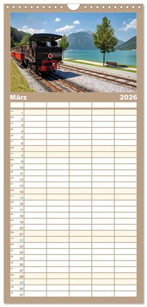 Produktbild: Familienplaner 2026 - Und ewig lockt der Achensee - Tirol mit 5 Spalten (Wandkalender, 21 x 45 cm) CALVENDO