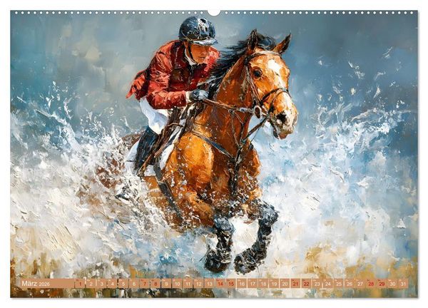 Produktbild: Wild im Herz, weich in der Hand (hochwertiger Premium Wandkalender 2026 DIN A2 quer), Kunstdruck in Hochglanz