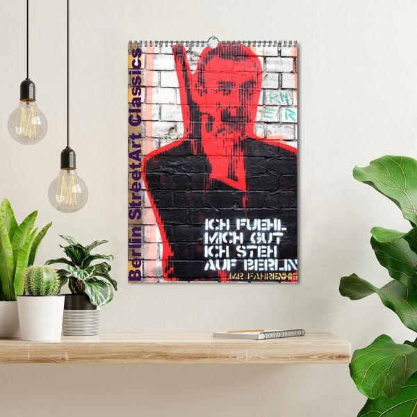 Produktbild: Berlin StreetArt Classics (Wandkalender 2026 DIN A3 hoch), CALVENDO Monatskalender