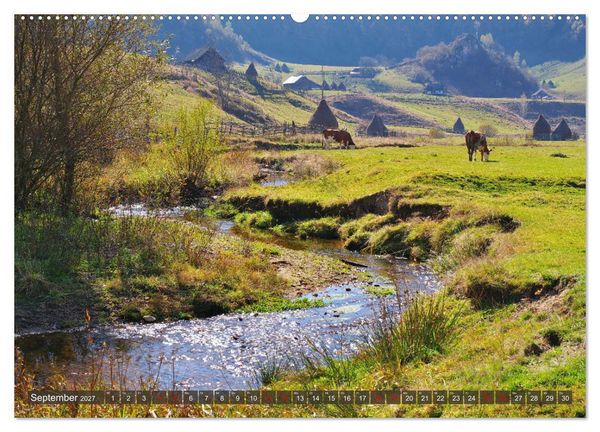 Produktbild: Fundatura Ponorului - Auf dem Via Transilvanica durch die Karpaten (hochwertiger Premium Wandkalender 2027 DIN A2 quer), Kunstdruck in Hochglanz
