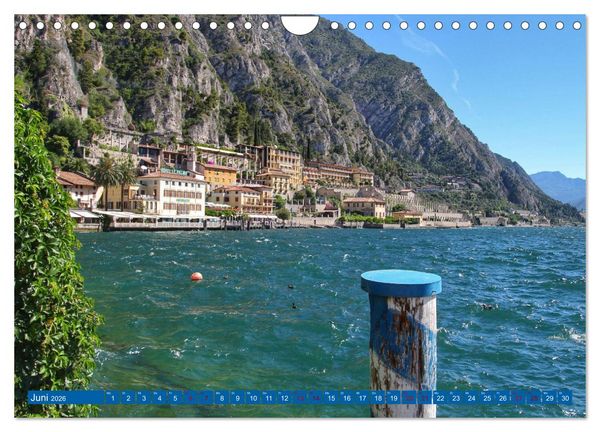 Produktbild: Gardasee bei Limone (Wandkalender 2026 DIN A4 quer), CALVENDO Monatskalender