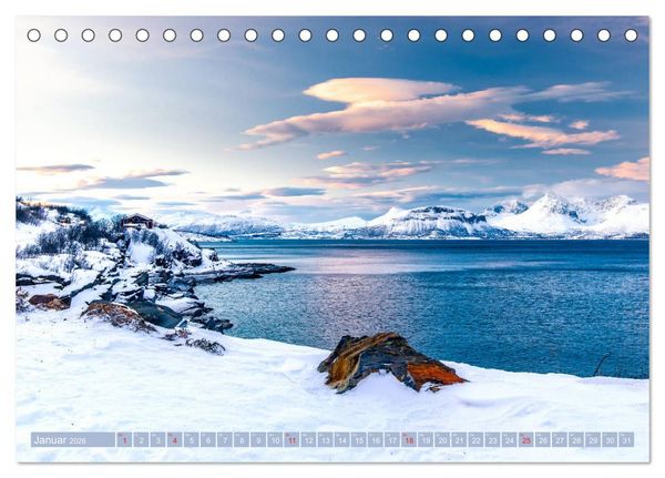 Produktbild: Norwegen - Mythos Landschaften (Tischkalender 2026 DIN A5 quer), CALVENDO Monatskalender