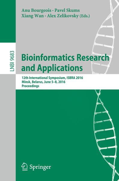 Produktbild: Bioinformatics Research and Applications