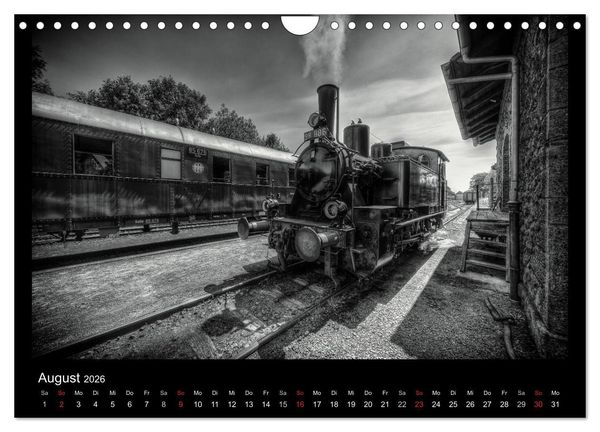 Produktbild: Dampflokomotiven (Wandkalender 2026 DIN A4 quer), CALVENDO Monatskalender