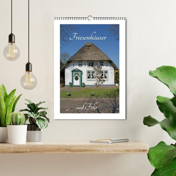 Produktbild: Friesenh&auml;user auf F&ouml;hr (Wandkalender 2026 DIN A3 hoch), CALVENDO Monatskalender