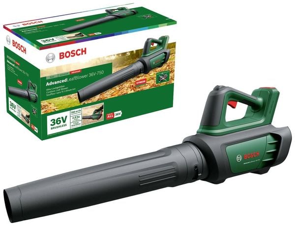 Bosch Home and Garden AdvancedLeafBlower 36V-750 solo Akku 0.600.8C6.001 Laubbläser ohne Akku 36 V