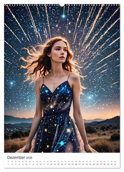 Produktbild: Elemental Elegance - Mode inspiriert von den Kr&auml;ften der Natur (Wandkalender 2026 DIN A2 hoch), CALVENDO Monatskalender