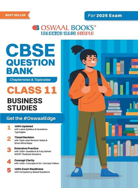 Oswaal CBSE Question Bank Class 11 Business Studies, Chapterwise and Topicwise Solved Papers For 2025 Exams