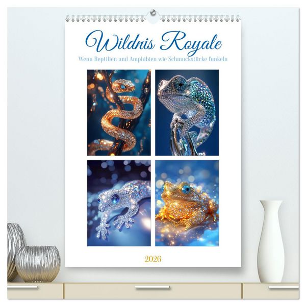 Produktbild: Wildnis Royale (hochwertiger Premium Wandkalender 2026 DIN A2 hoch), Kunstdruck in Hochglanz