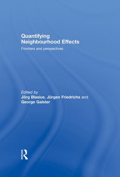 Produktbild: Quantifying Neighbourhood Effects