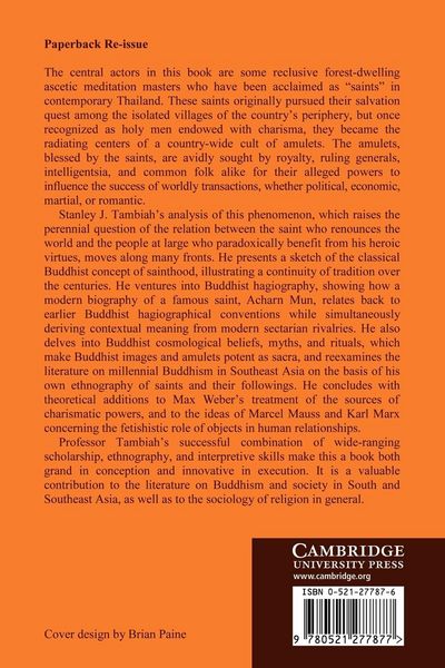 Produktbild: The Buddhist Saints of the Forest and the Cult of Amulets