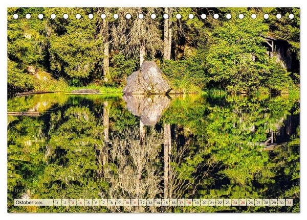 Produktbild: Karseen im Nordschwarzwald (Tischkalender 2026 DIN A5 quer), CALVENDO Monatskalender