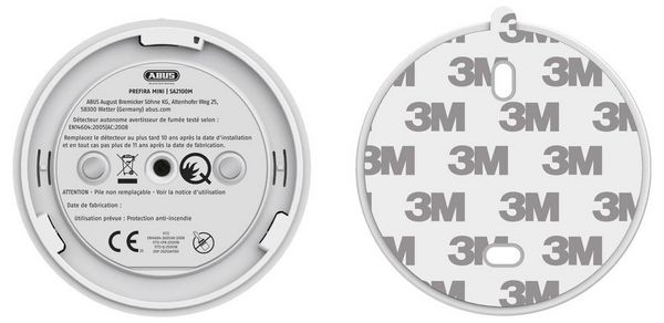 Produktbild: ABUS PREFIRA Mini Plus Rauchwarnmelder (&Oslash; x H) 70mm x 44mm