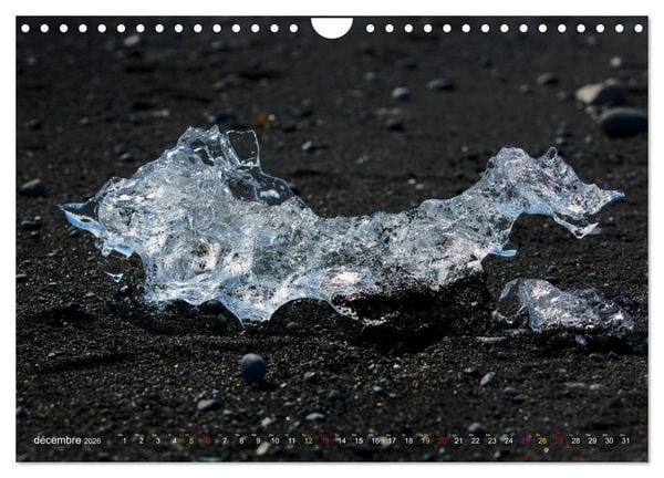Produktbild: Islande &icirc;le de merveilles naturelles (Calendrier mural 2026 DIN A4 vertical), CALVENDO calendrier mensuel