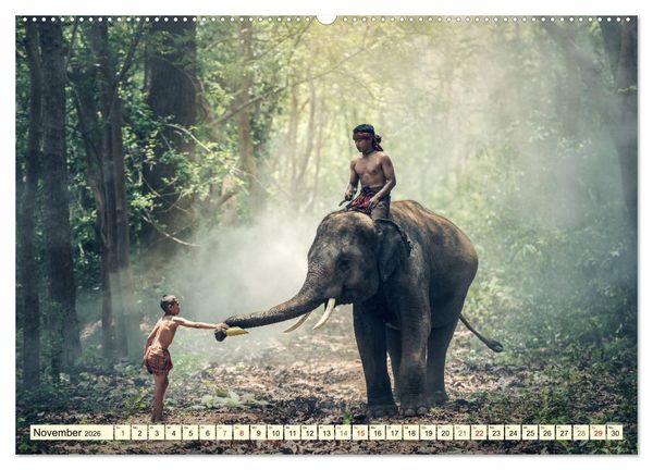 Produktbild: Magisches Asien. Menschen und Natur (Wandkalender 2026 DIN A2 quer), CALVENDO Monatskalender