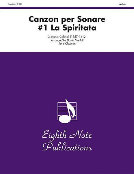 Produktbild: Gabrieli, G: Canzon Per Sonare #1 La Spiritata