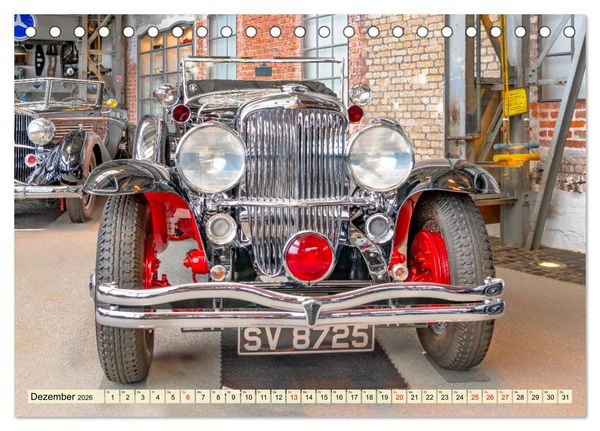 Produktbild: Nationales Auto Museum, The Loh Collection (Tischkalender 2026 DIN A5 quer), CALVENDO Monatskalender