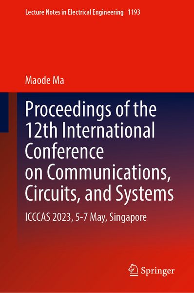 Produktbild: Proceedings of the 12th International Conference on Communications, Circuits, and Systems