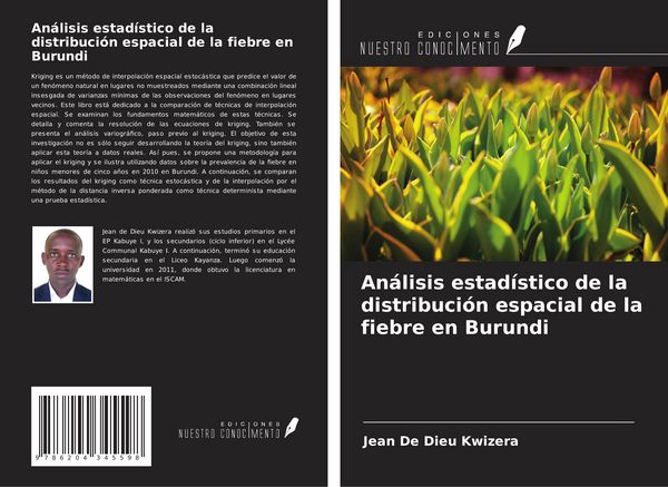 Produktbild: An&aacute;lisis estad&iacute;stico de la distribuci&oacute;n espacial de la fiebre en Burundi