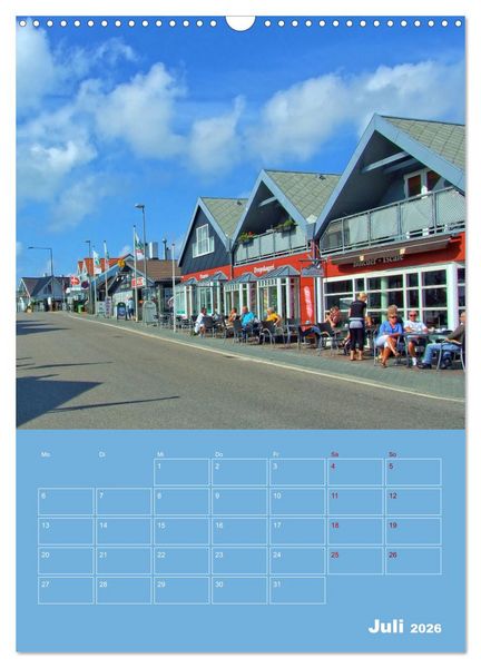 Produktbild: Nordseereise &ndash; J&uuml;tland in D&auml;nemark &ndash; Von Blavand bis Henne Strand (Wandkalender 2026 DIN A3 hoch), CALVENDO Monatskalender