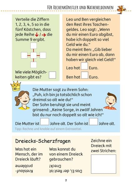 Rätselblock ab 11 Jahre