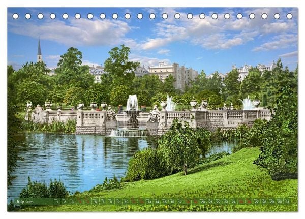 Produktbild: London around 1890-1900 - photos restored and colourised (Desk Calendar 2026 DIN A5 landscape), CALVENDO 12 Month DeskCalendar