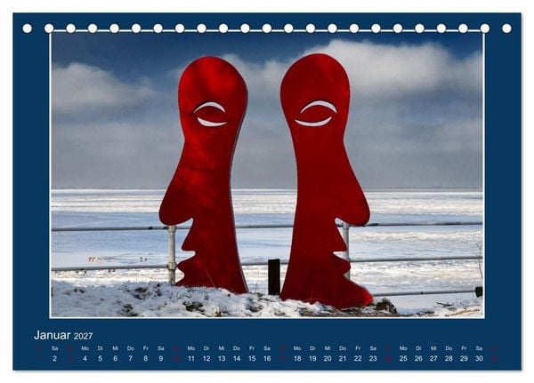Produktbild: Dangast. Impressionen eines besonderen Ortes. (Tischkalender 2027 DIN A5 quer), CALVENDO Monatskalender