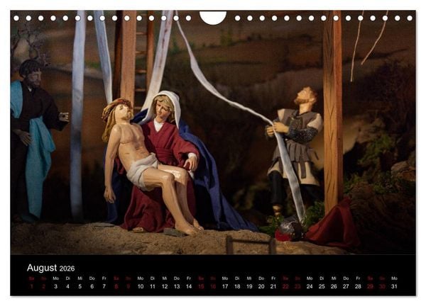 Produktbild: Passionskrippen (Wandkalender 2026 DIN A4 quer), CALVENDO Monatskalender
