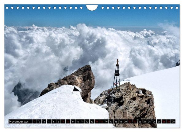 Produktbild: Monte Rosa Classic - Die klassische Tour um das Monte Rosa Massiv (Wandkalender 2026 DIN A4 quer), CALVENDO Monatskalender