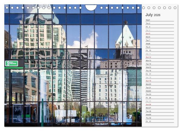 Produktbild: Vancouver Perspectives (Wall Calendar 2026 DIN A4 landscape), CALVENDO 12 Month Wall Calendar